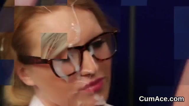 Забрызгал спермой лицо любимой